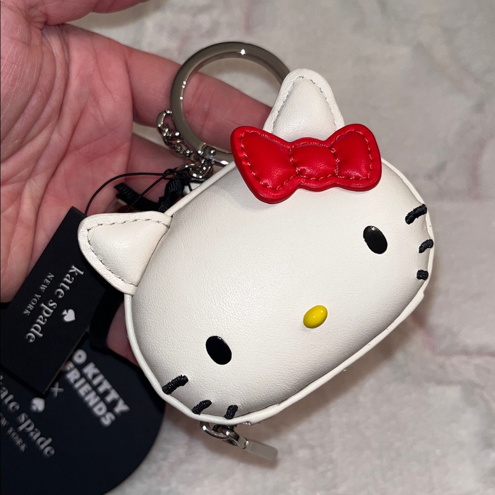 kate spade NWT! 3D Hello Kitty Bag Charm - Hello Kitty & Friends Ltd Release - Picture 3 of 14